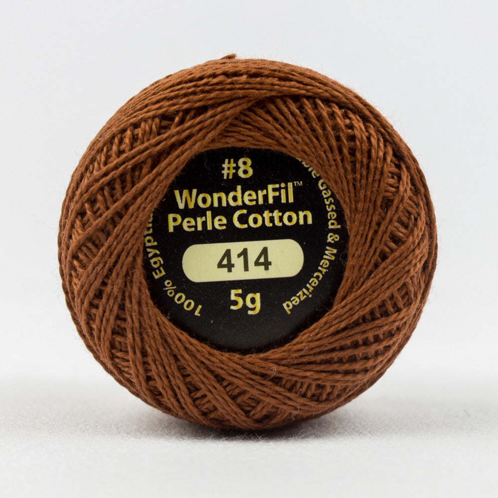 EL5G414 - Eleganza‚Ñ¢ Egyptian cotton thread Saddle Brown WonderFil