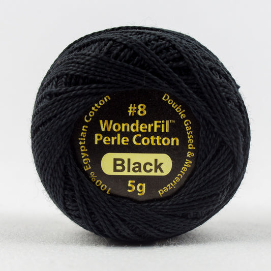 EL5Gblack - Eleganza‚Ñ¢ Egyptian cotton thread Black WonderFil