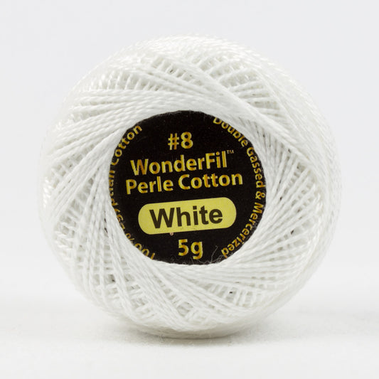 EL5Gwhite - Eleganza‚Ñ¢ Egyptian cotton thread White WonderFil