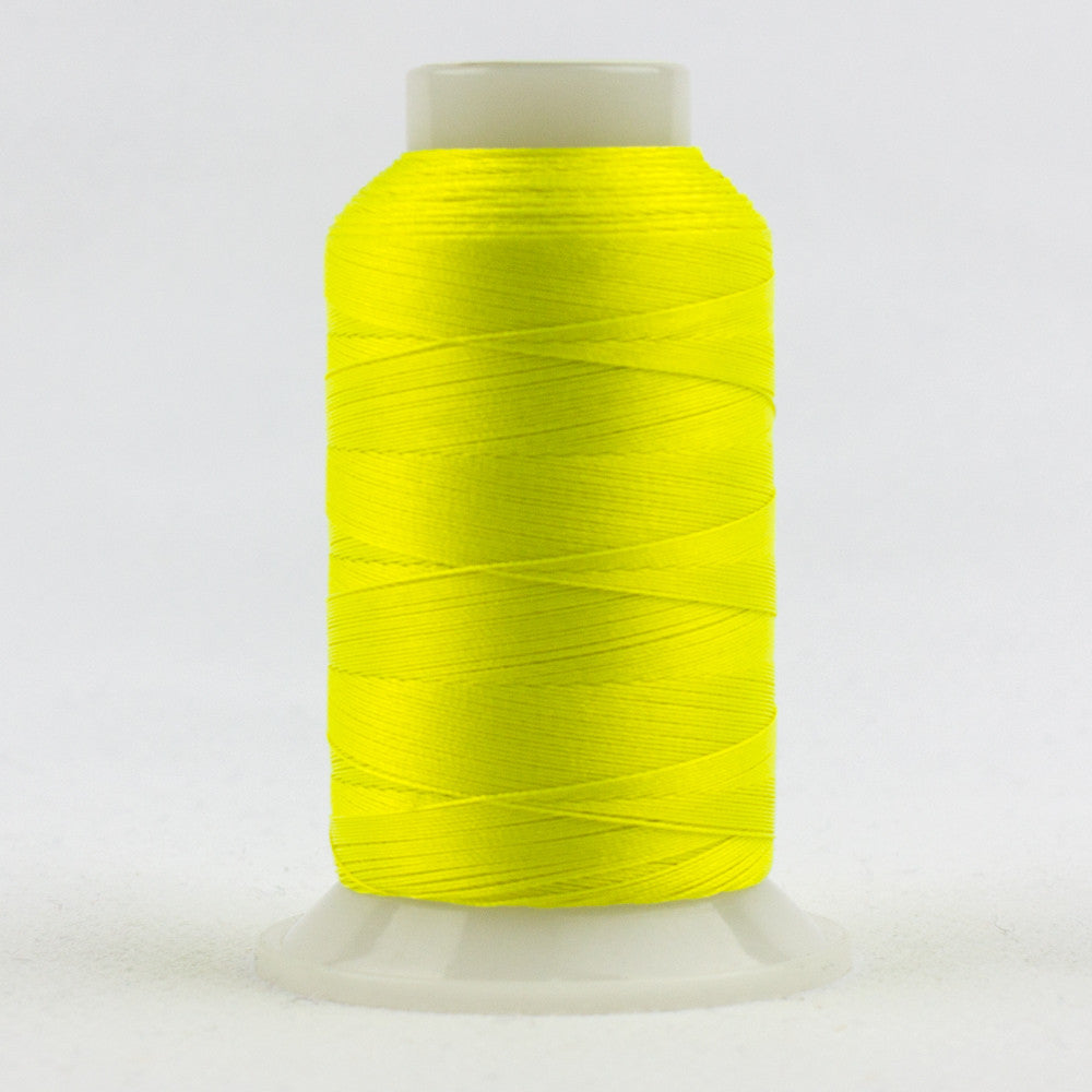 FB01 - Fabulux‚Ñ¢ 40wt Trilobal Polyester Neon Lemon Thread WonderFil