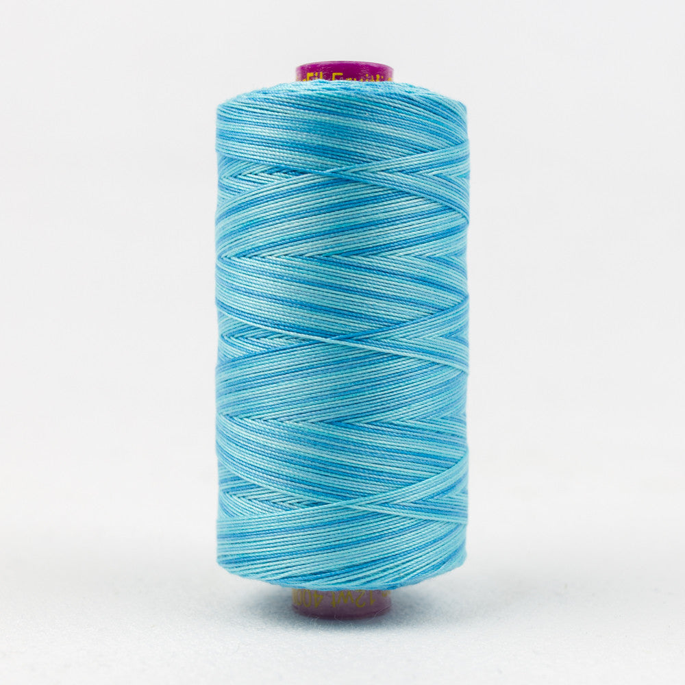 FT23 - Fruitti™ 12wt Egyptian Cotton Sea Blue Thread WonderFil