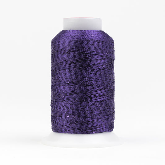 GM5118 -  GlaMore‚Ñ¢ 12wt Rayon and Metallic Prism Violet Thread WonderFil Online UK