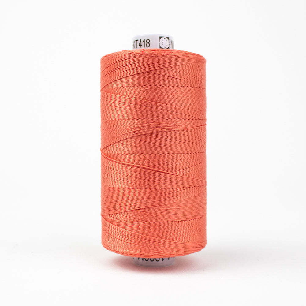 KT418 - Konfetti™ 50wt Egyptian Cotton Thread Salmon WonderFil