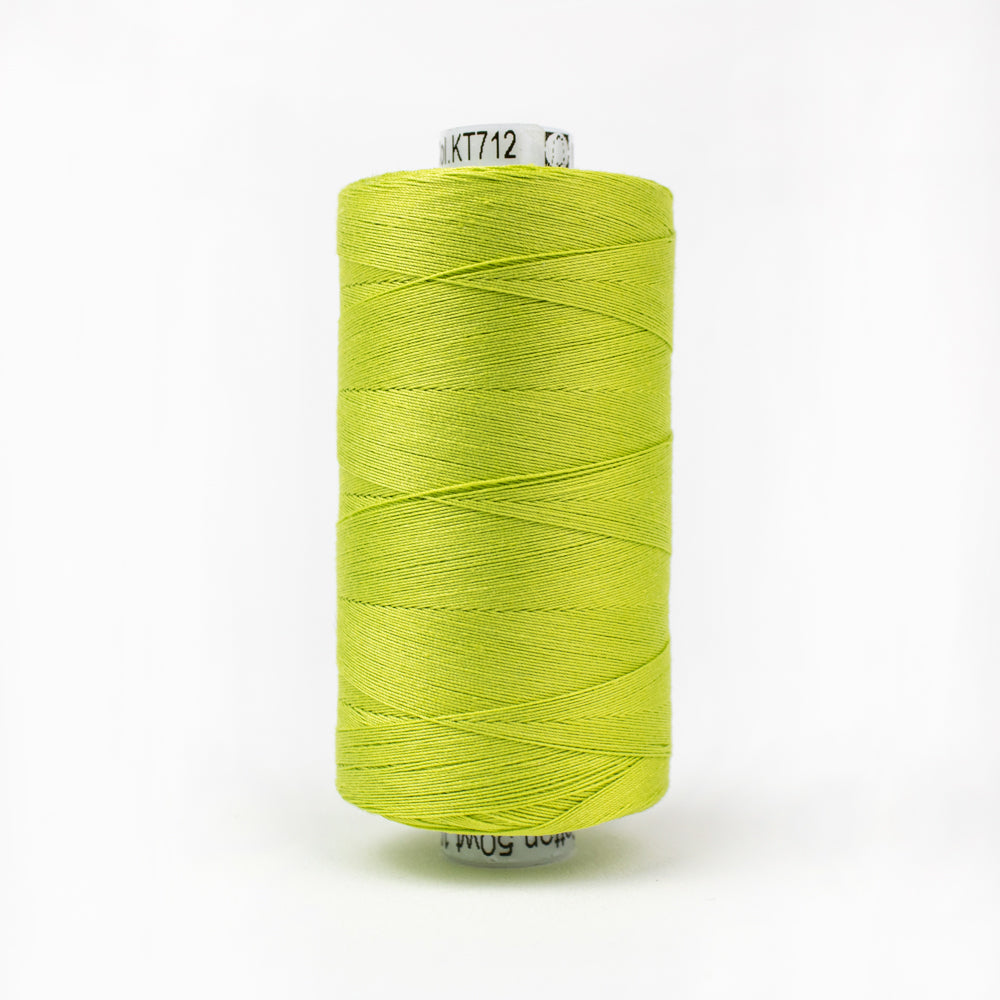 KT712 - Konfetti™ 50wt Egyptian Cotton Thread Chartreuse WonderFil