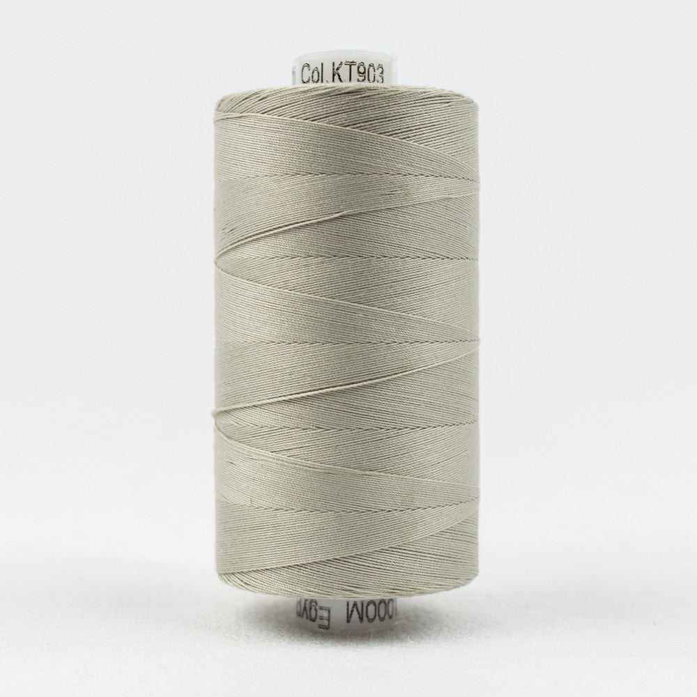 KT903 - Konfetti™ 50wt Egyptian Cotton Very Light Grey Thread WonderFil