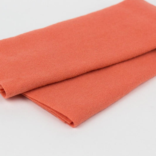 LN49 - Merino Wool Fabric Kumquat WonderFil