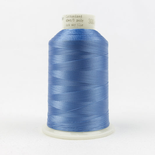 MQ51 - Master Quilter‚Ñ¢ 40wt All Purpose Polyester Dark Sky Blue Thread WonderFil