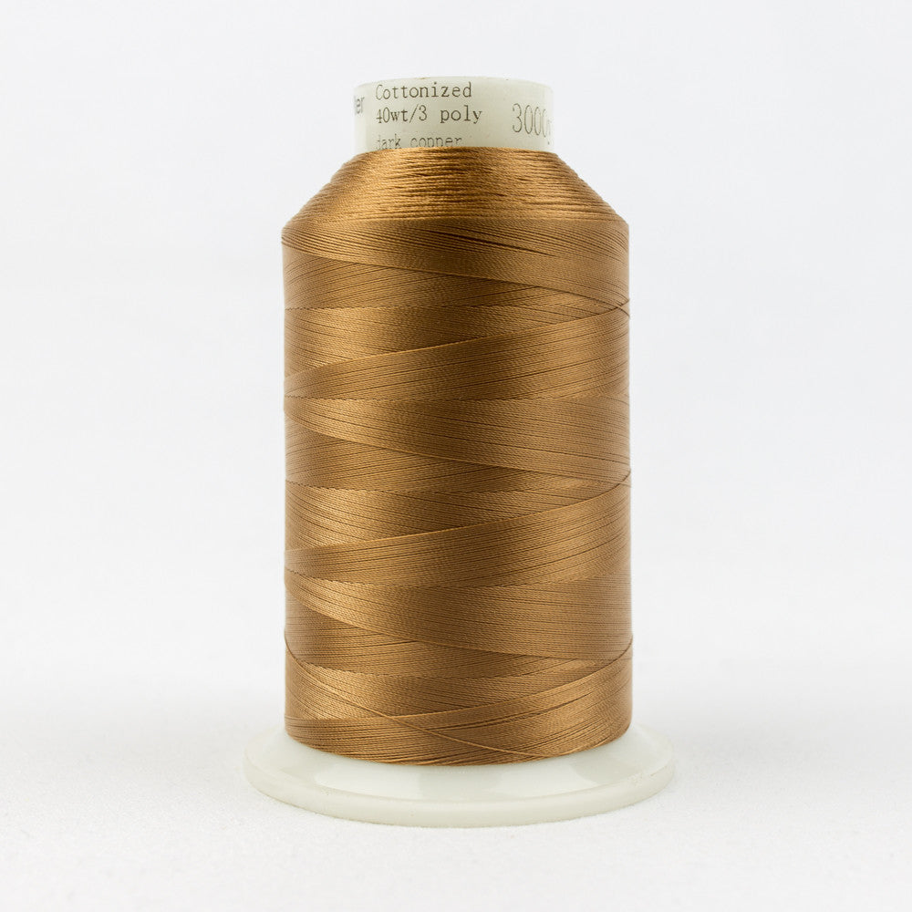 MQ58 - Master Quilter‚Ñ¢ 40wt All Purpose Polyester Dark Copper Thread WonderFil