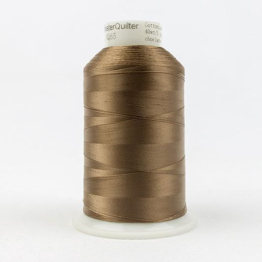 MQ65 - Master Quilter 40wt All Purpose Polyester Chocolate Thread WonderFil