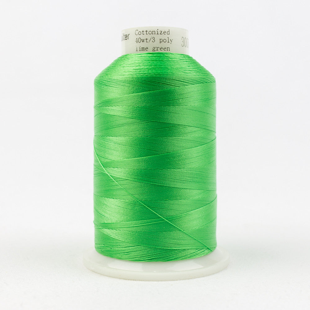 MQ66 - Master Quilter 40wt All Purpose Polyester Lime Green Thread WonderFil