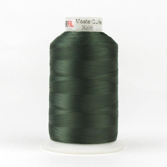 MQ68 - Master Quilter‚Ñ¢ 40wt All Purpose Polyester Dark Olive Green Thread WonderFil