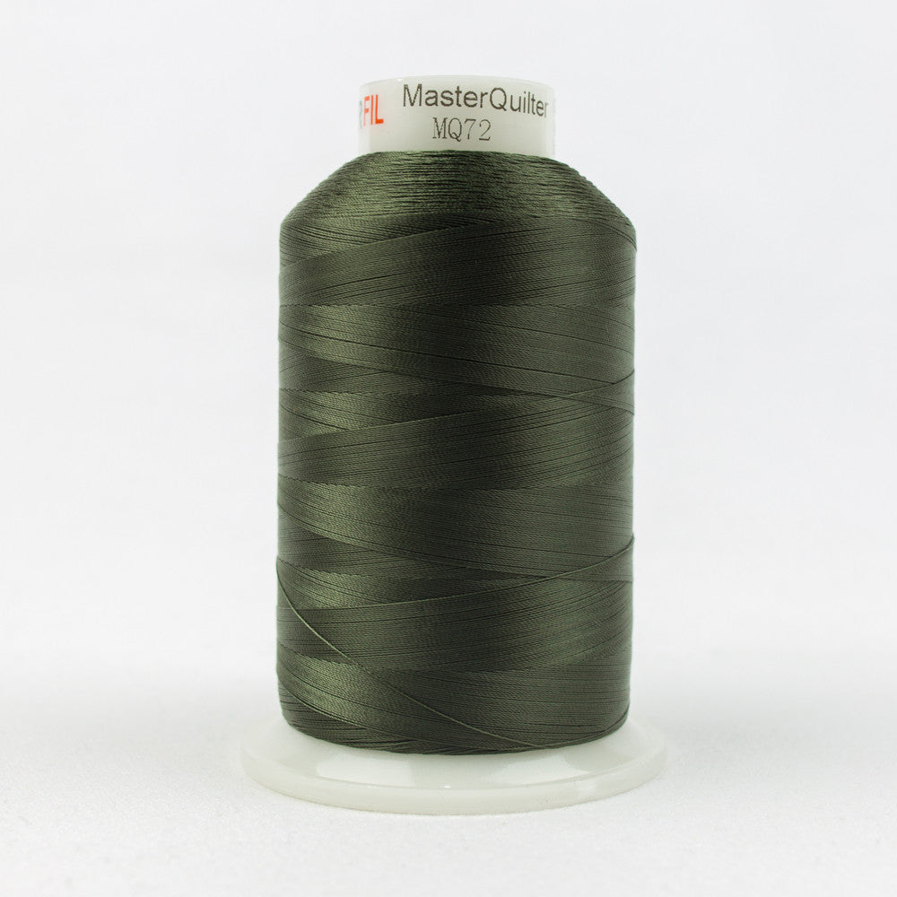 MQ72 - Master Quilter‚Ñ¢ 40wt All Purpose Polyester Blackish Green Thread WonderFil