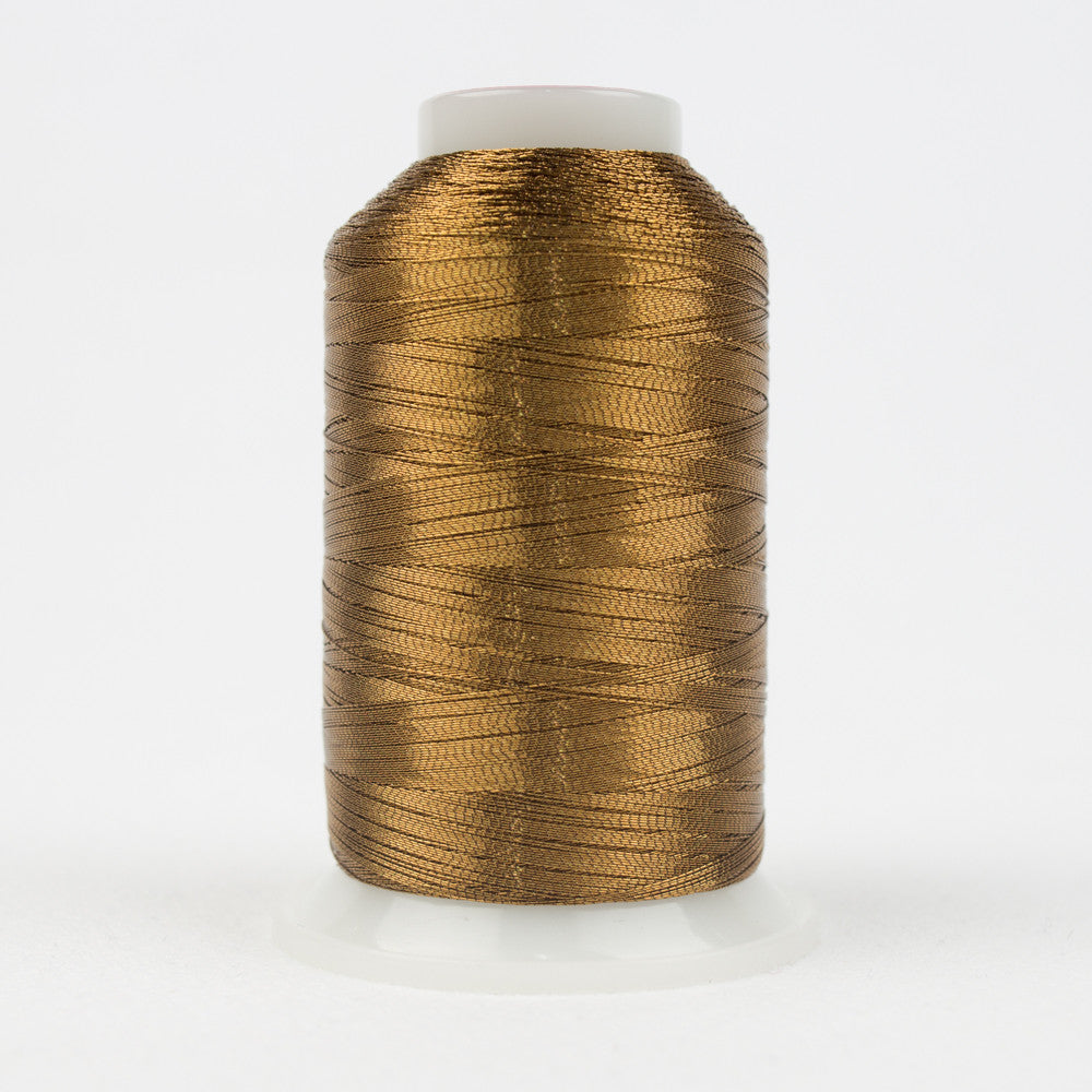 MT7723 - Spotlite‚Ñ¢ 40wt Metallic Soft Brown Thread WonderFil