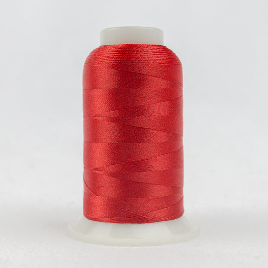 P1091 - Polyfast‚Ñ¢ 40wt Trilobal Polyester Satin Red Thread WonderFil
