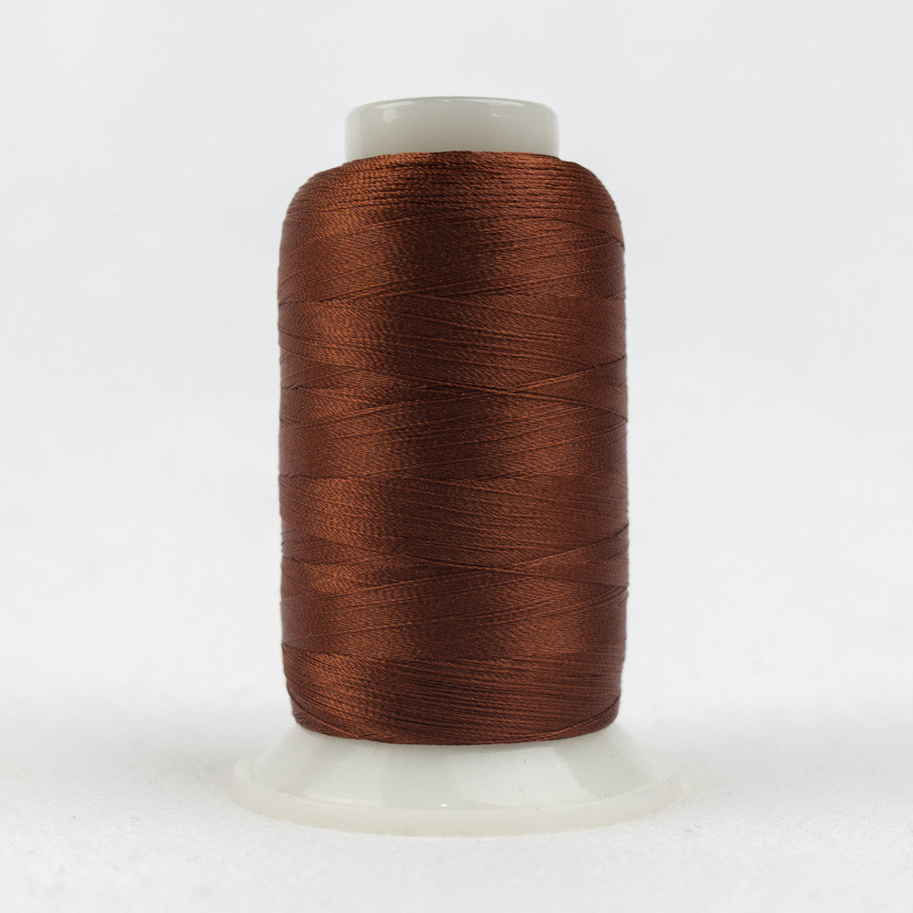 P4333 - Polyfast‚Ñ¢ 40wt Trilobal Polyester Dark Copper Brown Thread WonderFil
