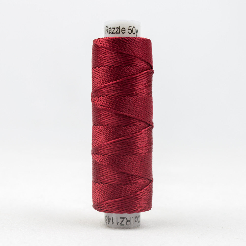 SSRZ1148 - Razzle‚Ñ¢ 8wt Rayon Tango Red Thread WonderFil