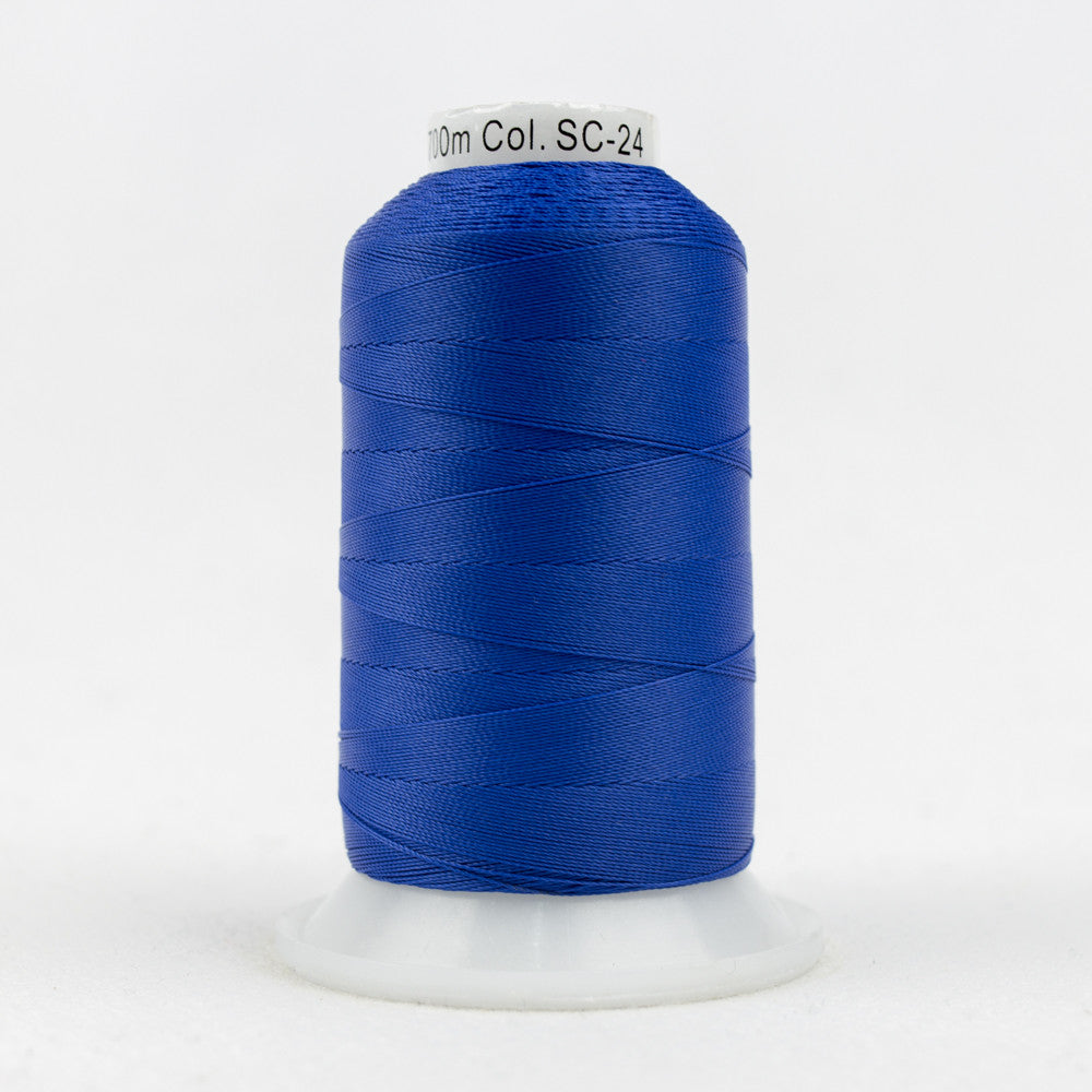 162 Blue Thread SC24 - 35wt Cotton Royal Blue Thread – WonderFil UK