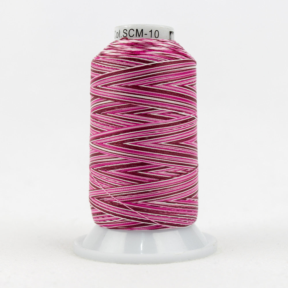 SCM10 - Silco‚Ñ¢ 35wt Cotton Burgundy Fucshia Pinks Thread WonderFil