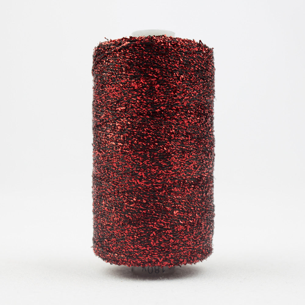 SM24 - Sizzle‚Ñ¢ Rayon and Metallic Christmas Red Thread WonderFil