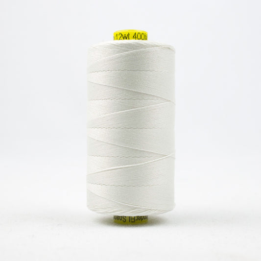 SP100 - Spagetti™ 12wt Egyptian Cotton White Thread WonderFil