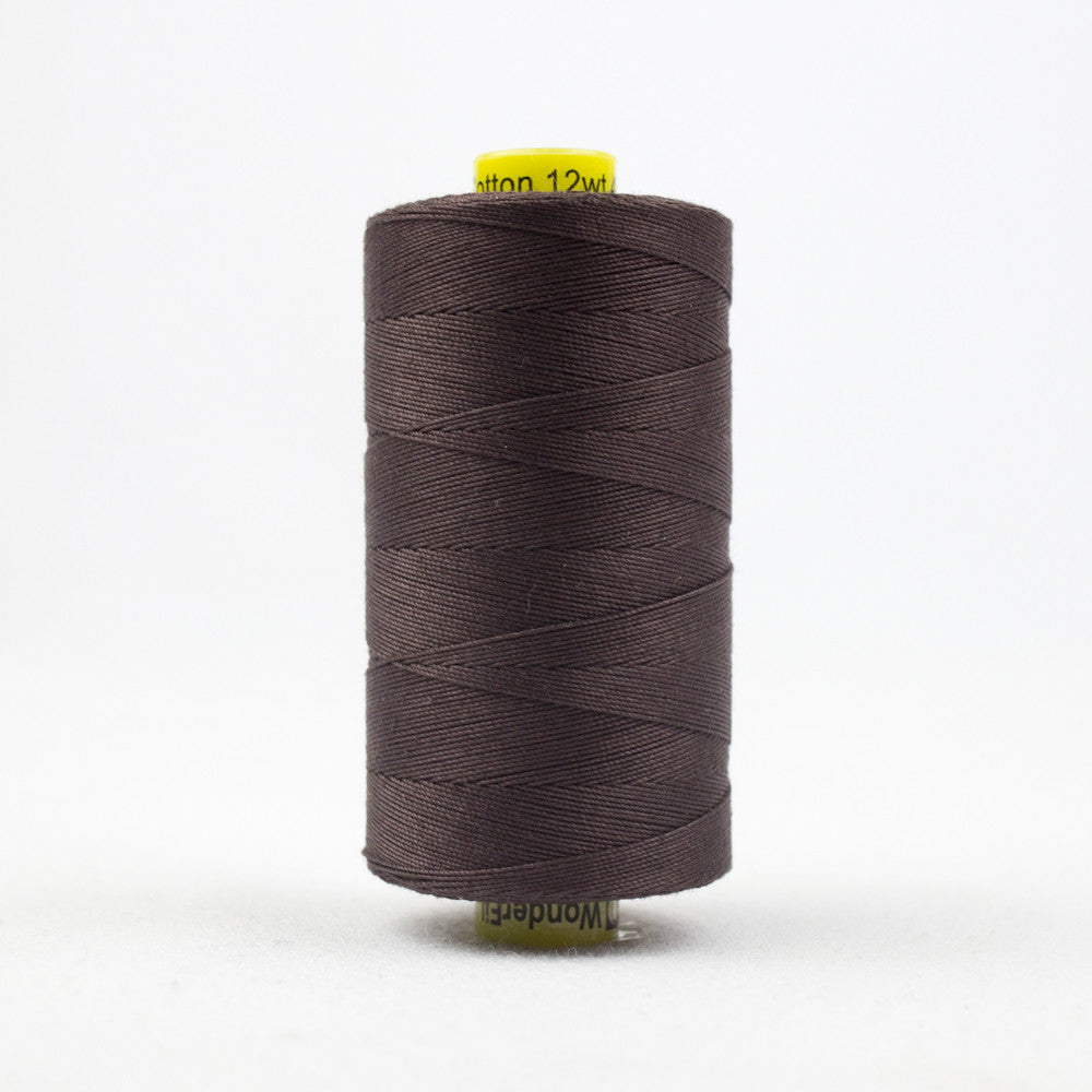 SP17 - Spagetti™ 12wt Egyptian Cotton Dark Chocolate Thread WonderFil